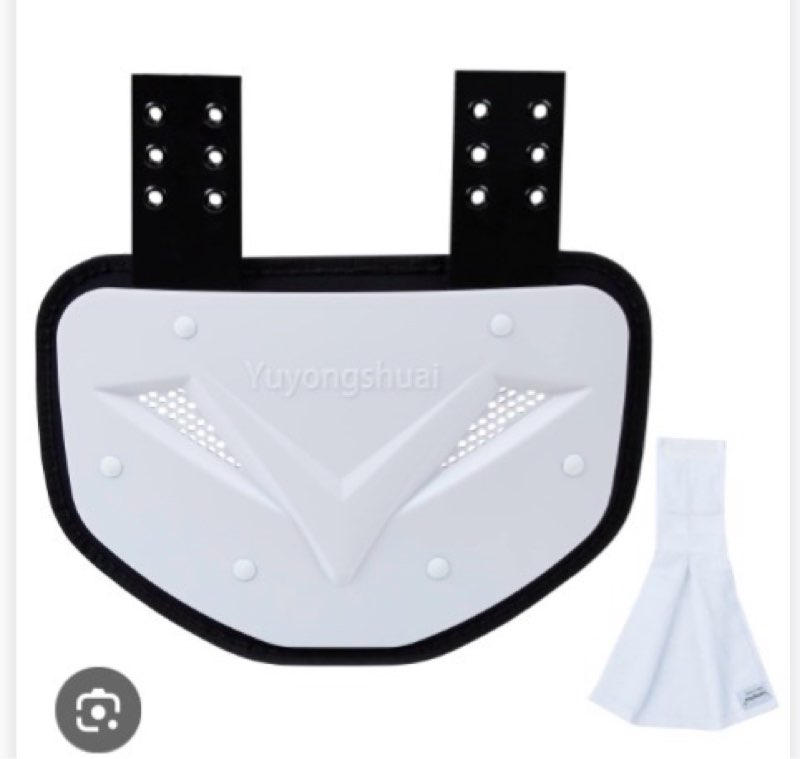 Yuyongshuai Football Back Plate, Football Low Back Pad, Professional Rear Protector Lower Back Pads 