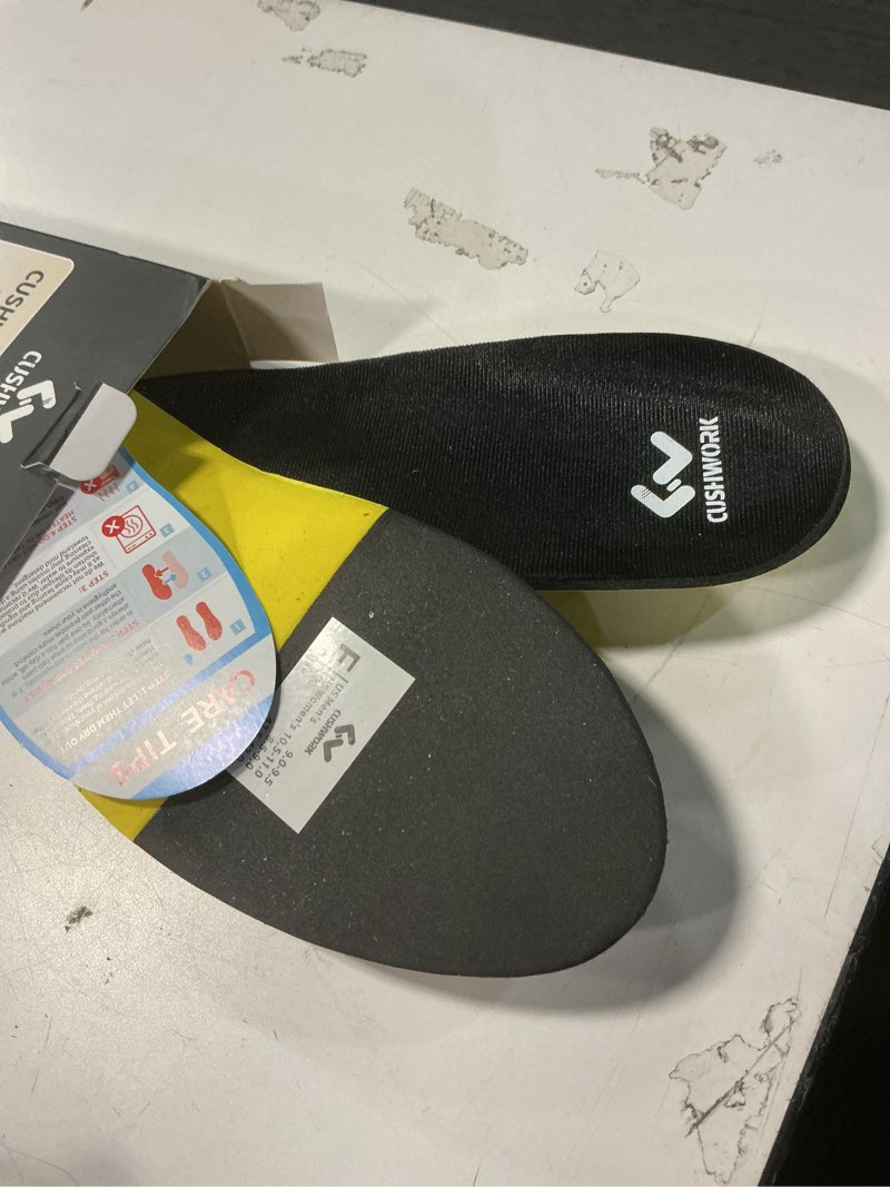 Condition photo showing Good Condition for Metatarsalgia Insoles for Ball of Foot Pain,Morton's Neuroma,Arch Supports Insoles,Orthotic Insoles,Men Women Shoe Insert for Metatarsal,Foot Pain Relief F(Men's 9-9.5 / Women's 10.5-11)--280mm Mixed (Black) Shoe Insoles