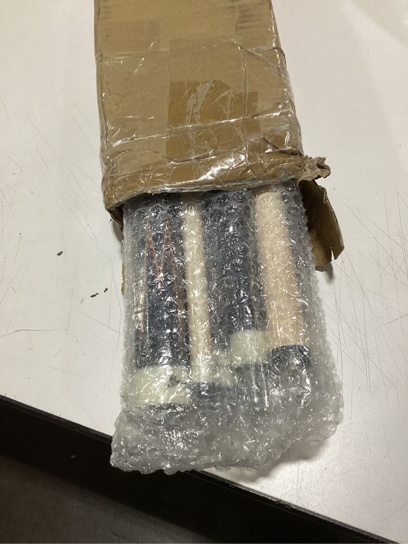 Condition photo showing Good Condition for 58" Pool Cue Sticks Set of 4, Maple Shaft 13mm Tip, Decals Pattern Butt with Nylon Wrap