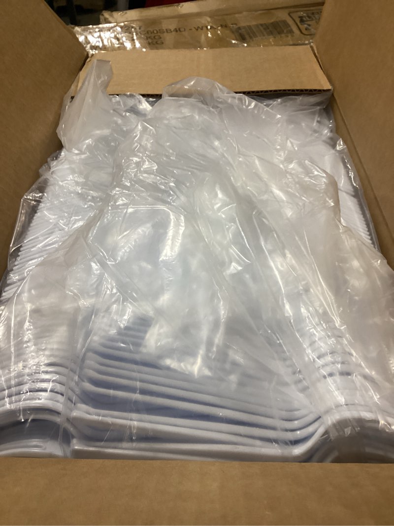Condition photo showing New/Like New for plastic cutlery, heavyweight fork, white, 1,000/carton