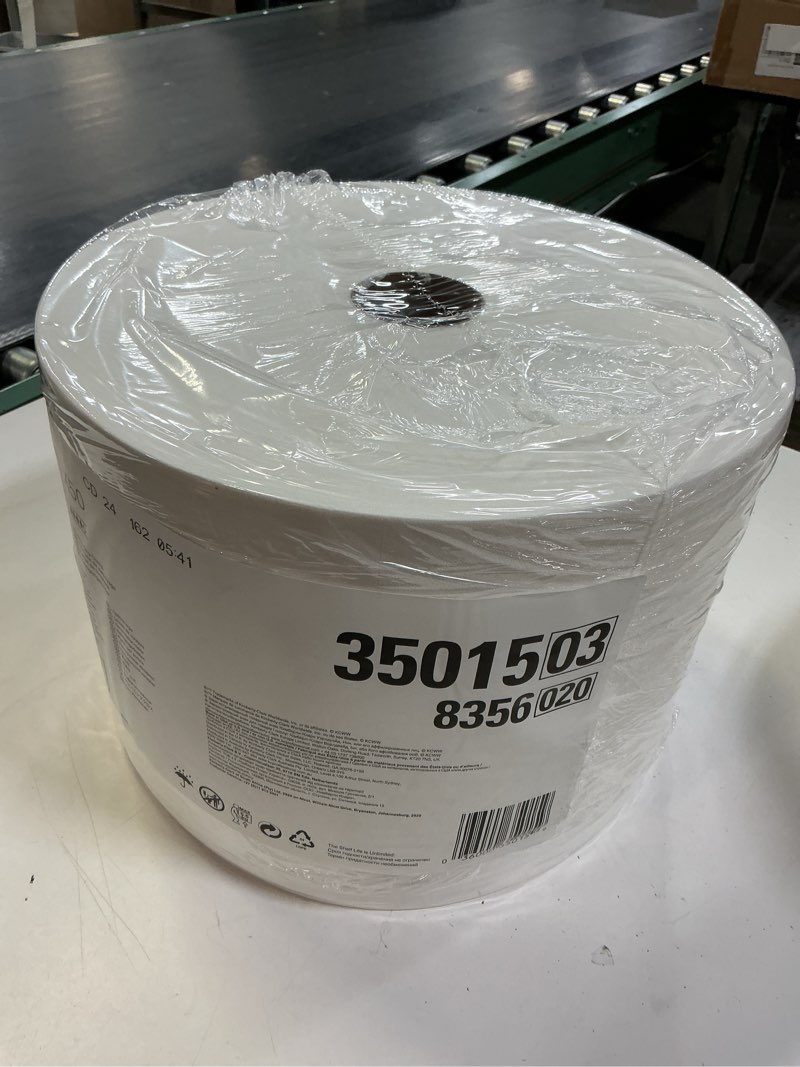 Condition photo showing New/Like New for wypall x50 disposable cloths (35015)  jumbo roll  9.8 x 13.4  white  1 100 sheets per roll