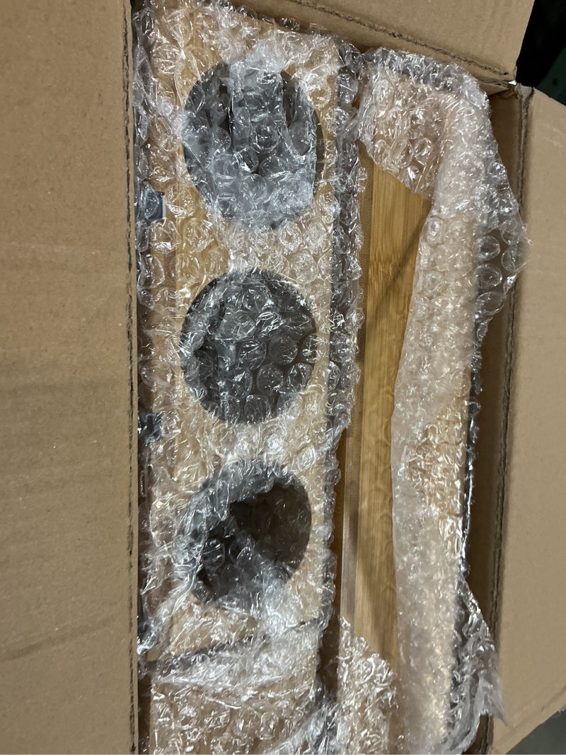 Condition photo showing New/Like New for Calmbee 9 IN 1 Storage Bag Organizer for Kitchen Drawer, Bamboo Foil and Plastic Wrap with Cutter, Organizers Compatible Gallon, Quart, Sandwich Snack Size Natural