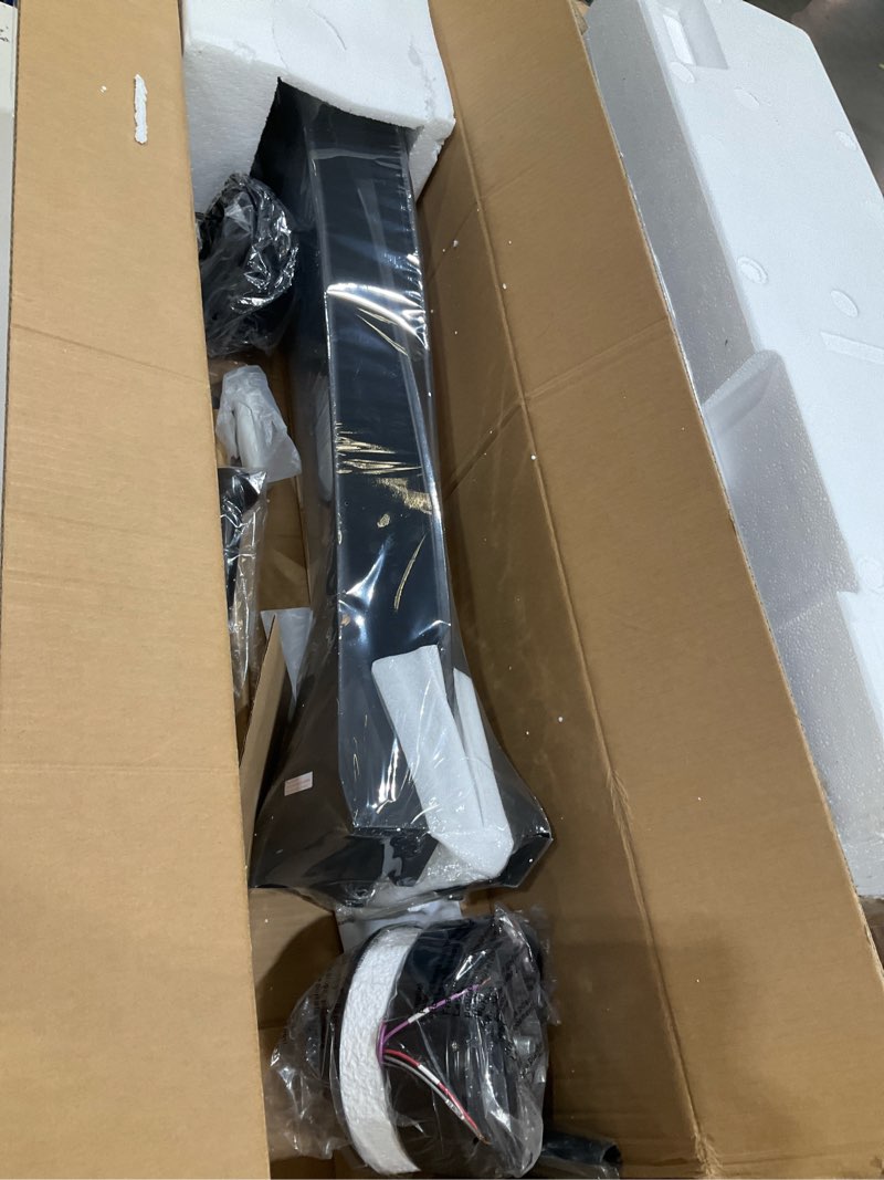 Condition photo showing Good Condition for 72" outdoor ceiling fans for patios, matte black ceiling fans without lights, 3 blades wood ceiling fan with no light by remote control wet rated for indoor outdoor, porch, farmhouse, bedroom