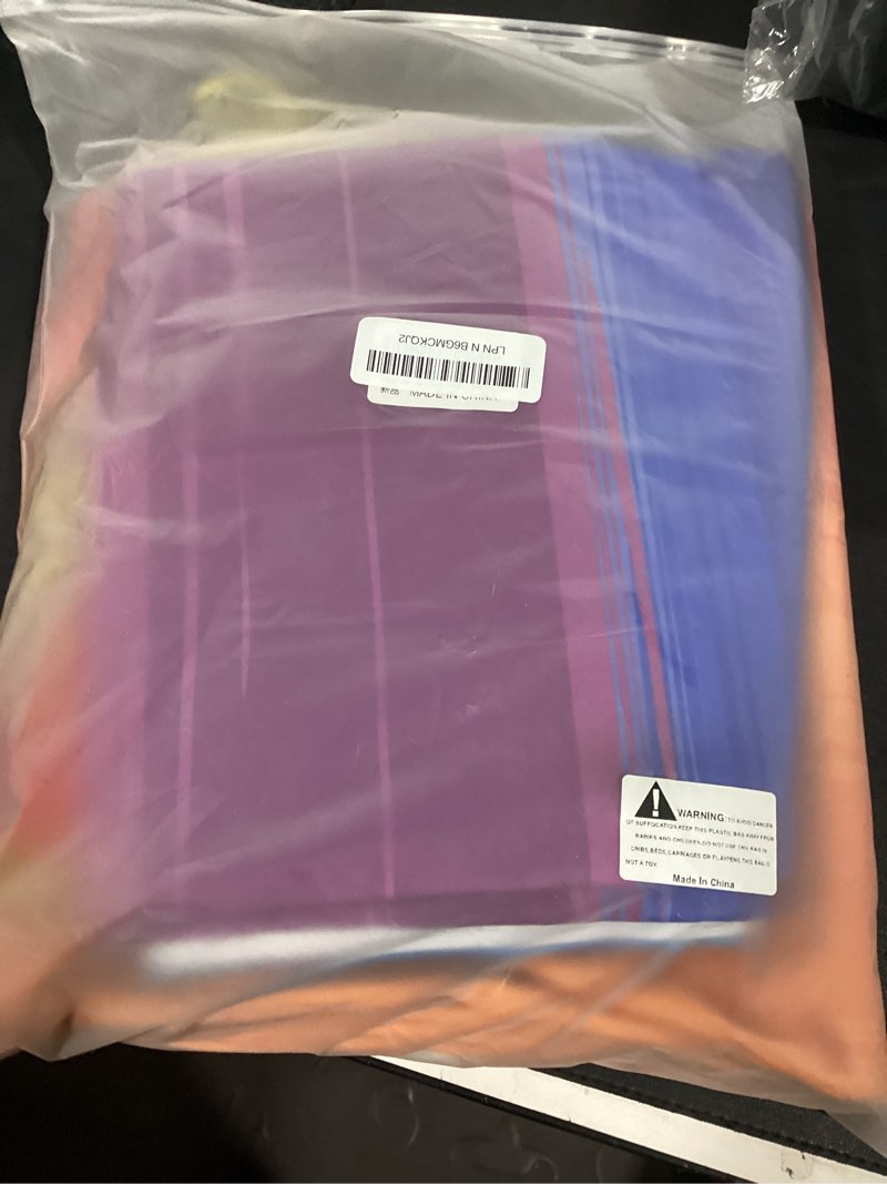 Condition photo showing Good Condition for misscc decorative blackout curtains,art rainbow color paint splash background,living room bedroom kitchen cafe curtains, window treatments drapes 2 panel set 42"w x 84"l (pack of 2)