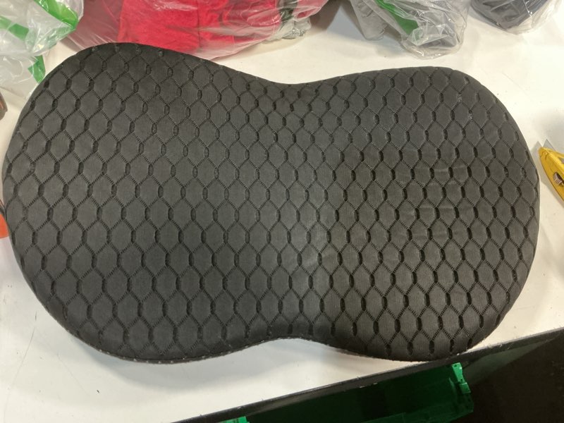 Condition photo showing Good Condition for livtribe car seat cushion - memory foam seat pad for sciatica & lower back pain relief - driving cushion with breathable mesh cover - road trip essentials for drivers (3d black)