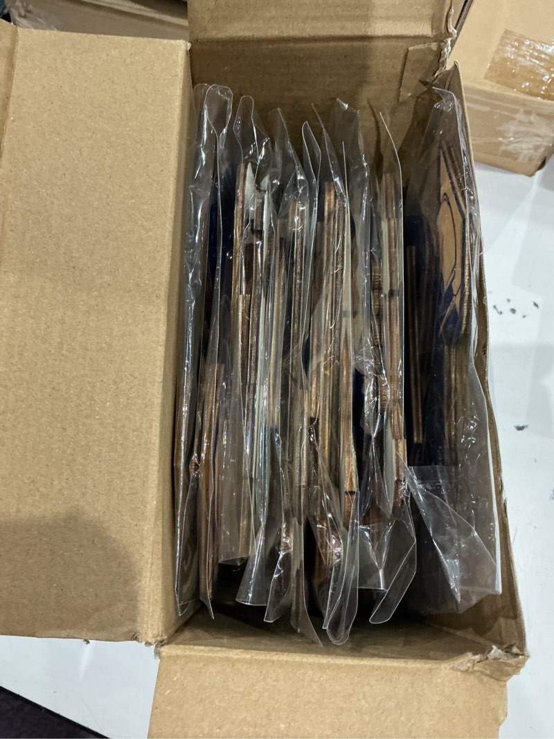 Condition photo showing As Is for qunclay 12 pcs graduation picture frame wooden graduation frames with stand class of 2026 frame graduations photo frames table centerpieces bulk gift for college high school graduated party favor blue