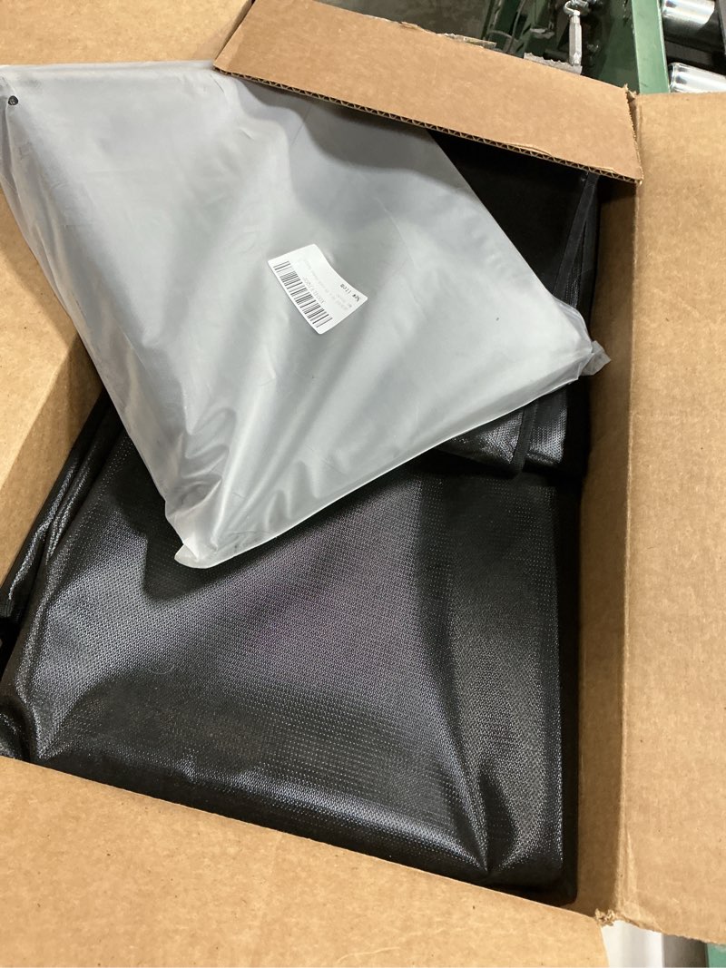 Condition photo showing Good Condition for large 90 x 48 inch under grill mats for outdoor grill, double-sided fireproof deck patio protector mat, waterproof oil-proof bbq floor pad indoor fire pit fireplace mat