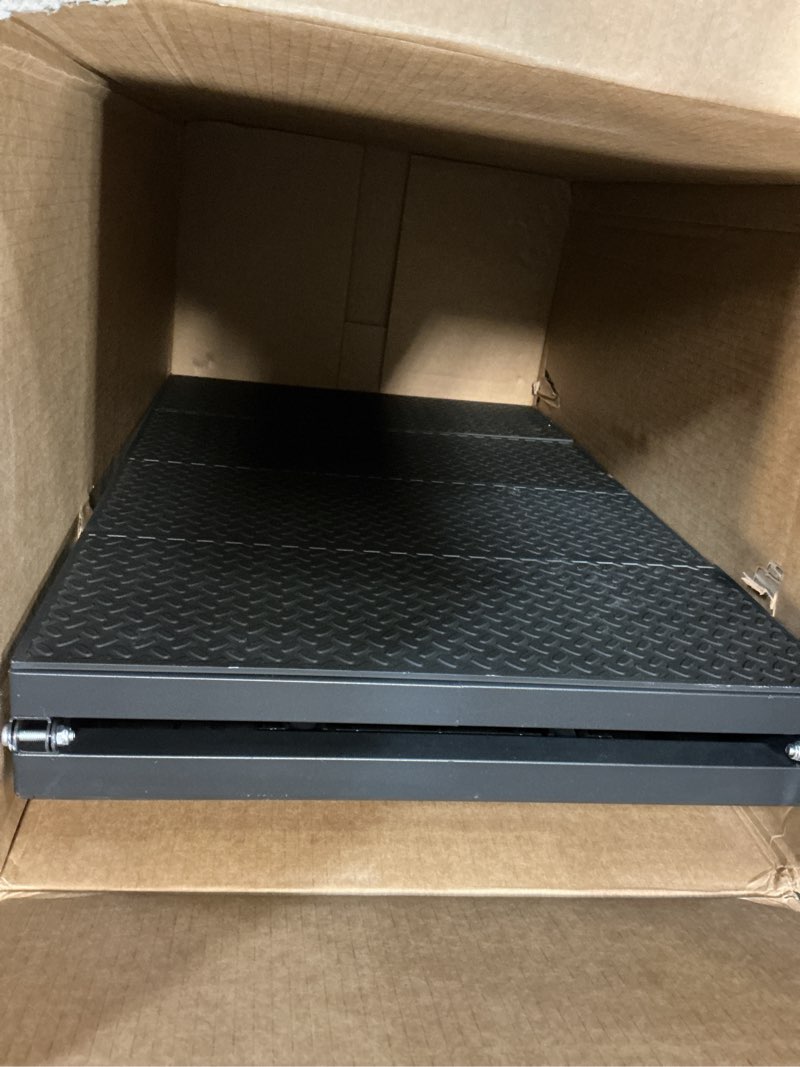 Condition photo showing Good Condition for 71" Extra Long Dog Ramp for Large Dogs, Heavy Duty Metal Frame Pet Ramp for High SUVs, Trucks and Cars, Portable Folding Travel Dog Ramps with Safety Latch, Supports up to 350lbs