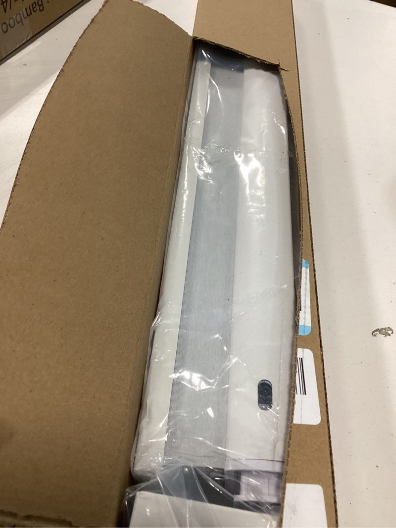 Condition photo showing Good Condition for Joydeco No Tools No Drill Window Blinds for Indoor Windows, Blackout Shades Cellular Shades Cordless, No Drill Blinds for Windows, Window Shades for Home, Bedrooms, Doors (White, 24" W x 64" H) White - No Drill Design 24"W x 64"H