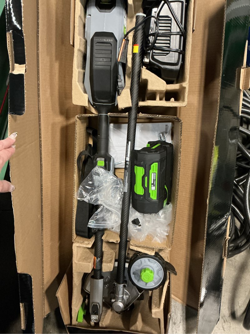 Condition photo showing Good Condition for ego power+ multi-head system carbon fiber 56-volt 8-in handheld attachment capable battery lawn edger 4 ah (battery included) (charger included)