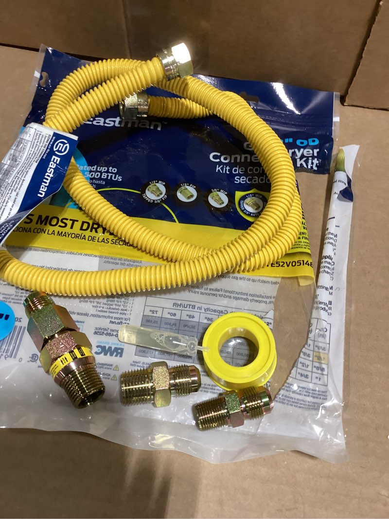 Condition photo showing Good Condition for Eastman 20YE52V05148K Gas Dryer Connector & Installation Kit - Quantity 1