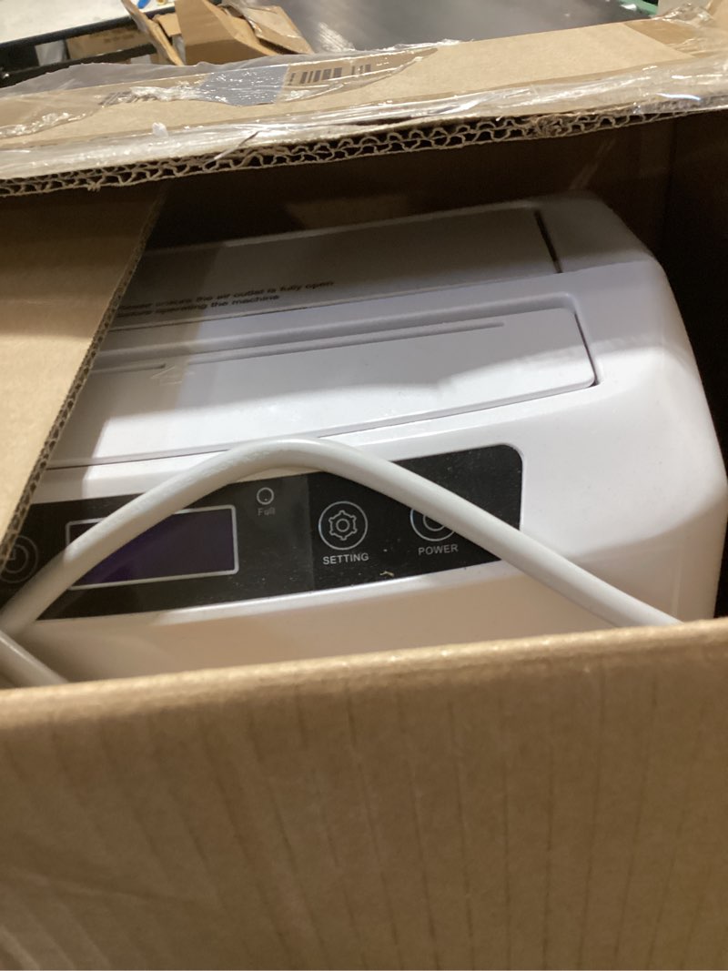 Condition photo showing As Is for Waykar 2000 Sq. Ft. 2025 Energy Star Dehumidifier for Home and Basements, with Auto or Manual Drainage, 0.66 Gallon Water Tank Capacity 34 Pints 2000 Sq. Ft
