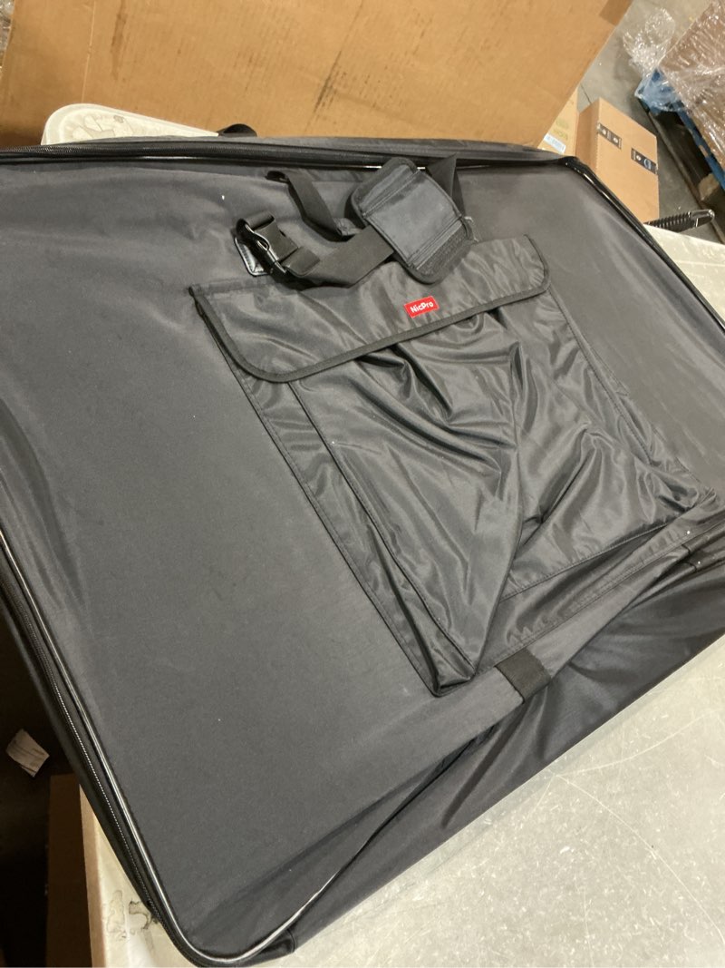 Condition photo showing Good Condition for Nicpro Upgrade Art Portfolio Bag 24 x 36'', Waterproof Nylon Artist Bag with Reinforced Side Edges & Adjustable Shoulder Strap, Storage Art Portfolio Case for Artwork Drawing Canvas Photography Poster 24 x 36 inches
