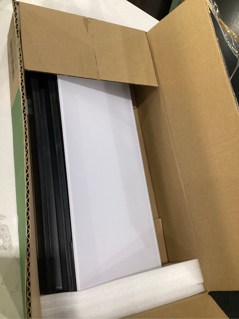 Condition photo showing Good Condition for tsj office desktop whiteboard dry-erase-board - computer keyboard stand white board surface pad with drawer, desk organizers with accessories for office, home, school supplies - black
