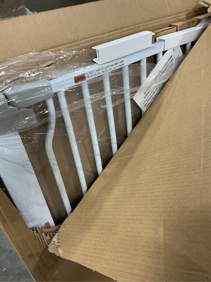 Condition photo showing New/Like New for Qonimm 40.55" Extra Tall Baby Gate -40.6"-49.1" Extra Wide Baby Gate Pet Gate for Stairs and Doorway