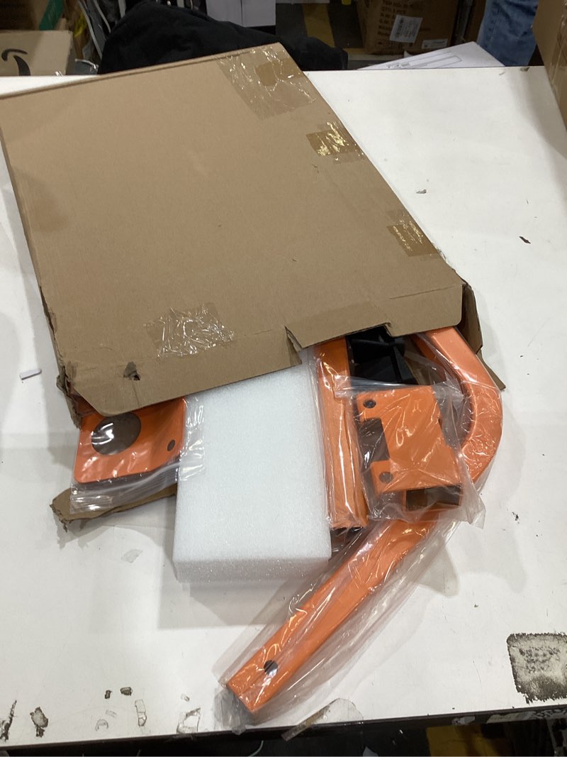 Condition photo showing New/Like New for Ladder Stabilizer with Tool Tray & Hook - Heavy Duty Roof Gutter Guard, Universal Ladder Stabilizer for Gutters/Windows, Safe Stabilizer for All Ladder Types Bright Orange