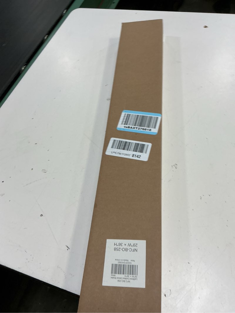 Condition photo showing New/Like New for lazblinds cordless cellular shades, no tools no drill blackout honeycomb shades pleated blinds for windows, 29'' w x 36'' h, silver white blackout-silver white 29'' w x 36'' h