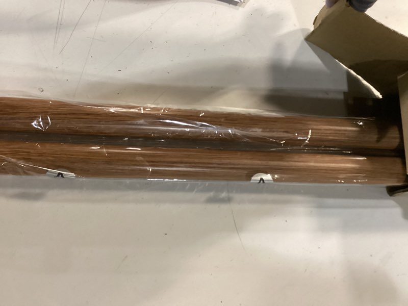 Condition photo showing Good Condition for HTZON Wood Curtain Rods for Windows 18 to 60 Inch,1 Inch Wood Grain Ball Adjustable Curtain Rod,Boho Heavy Duty Curtain Rods,Farmhouse Rustic Single Window Curtains Rods,Brown Drapery Rods Set 18-60" Wood Grain 18-60"(1 PACK)