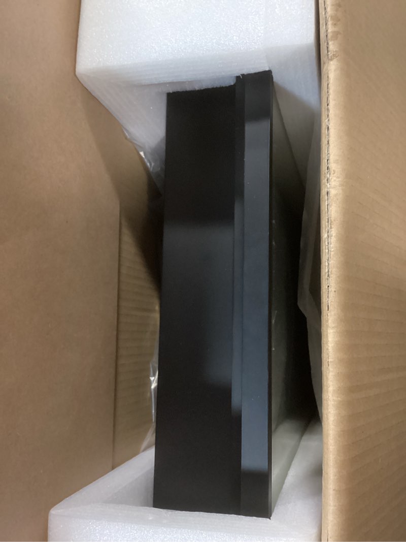 Condition photo showing Good Condition for led medicine cabinet mirror for bathroom 20x26 inch, recessed medicine cabinets with lights, anti-fog bathroom mirror with storage, black metal frame, adjustable shelves, 3 color dimming