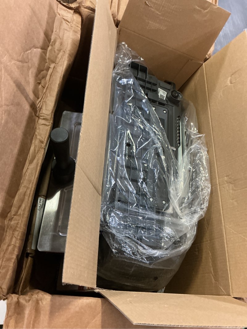 Condition photo showing As Is for ninja st101 foodi 2-in-1 flip toaster, 2-slice capacity, compact toaster oven, snack maker, reheat, defrost, 1500 watts, stainless steel, 6 functions