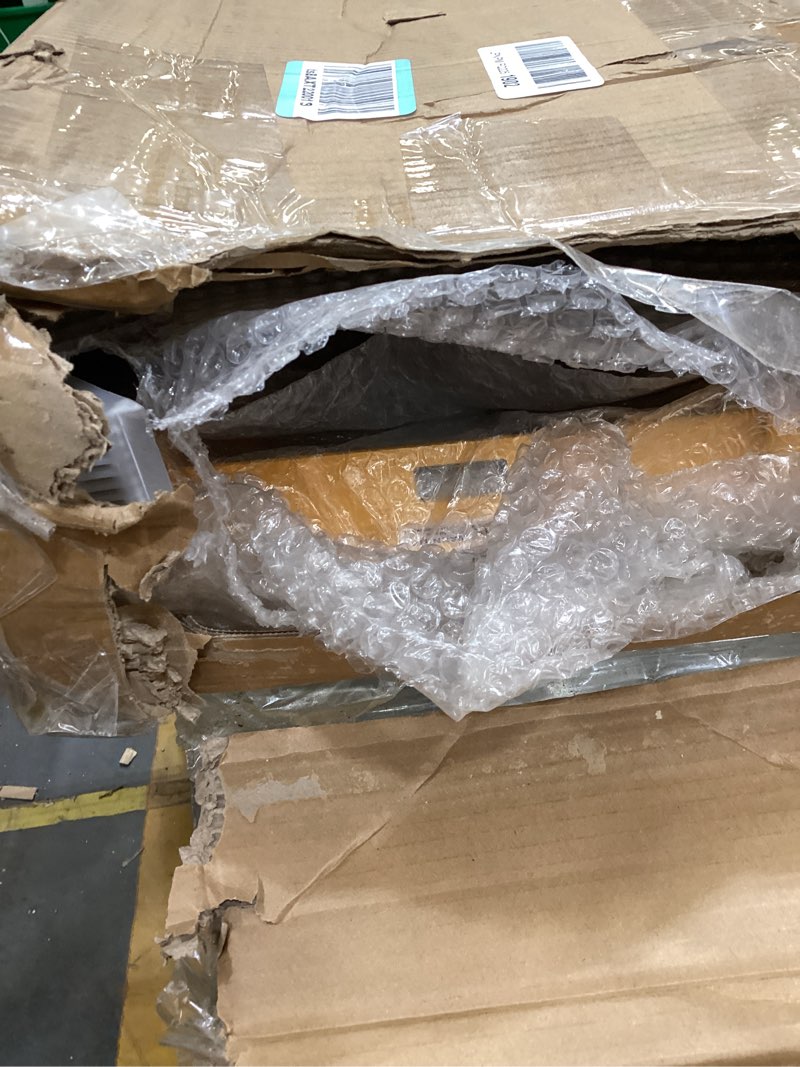 Condition photo showing Good Condition for 3 in 1 convertible hand truck dolly cart with 10" pneumatic wheels, 1000lbs capacity heavy duty dolly, hand cart with bungee cords for logistics, moving, shopping, home, office (black yellow)