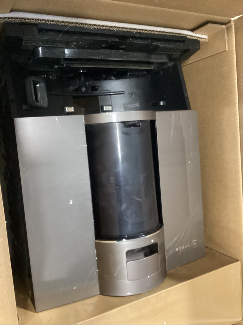 Condition photo showing As Is for ECOVACS DEEBOT X11 OmniCyclone Robot Vacuum and Mop, PowerBoost Charging, OZMO Roller 2.0 Instant Self-Washing Mop, 19,500Pa Blast Suction, Bagless OmniCyclone Station, AIVI 3D Smart Navigation