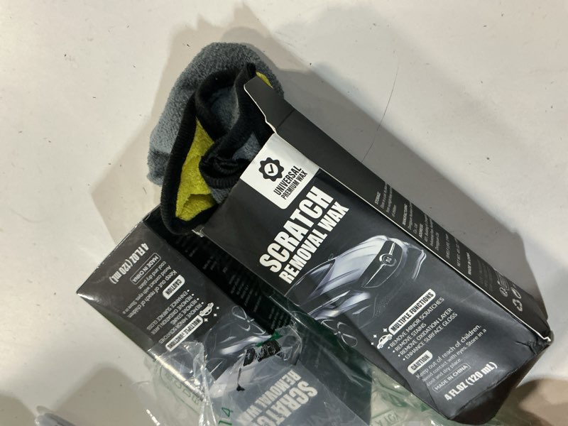 Condition photo showing Good Condition for universal car scratch remover & polishing compound, upgraded auto paint restorer kit for light scratches, swirls & scuffs, safe for all vehicle colors, easy diy clear coat repair with sponge