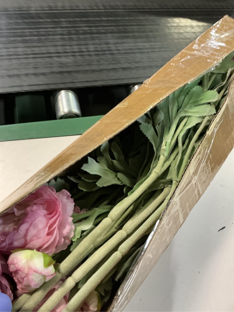 Condition photo showing Good Condition for Artificial Flowers Silk Peony Pink Flowers Combo Rose Red Silk Flowers Bouquet 20Pcs 60Heads Fake Peonies for Faux Floral Arrangements Home Table Kitchen Wedding Party Farmhouse Decor Multicolor(20pcs)