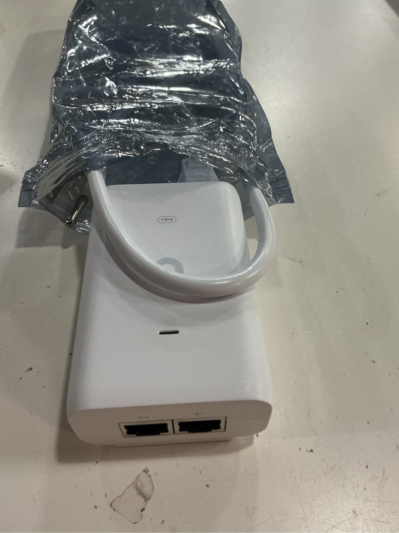 Condition photo showing Good Condition for ubiquiti poe injector, 802.3at, 30w of poe+ power, suitable for u6 ap u6-lr, u6-lite & u6-pro