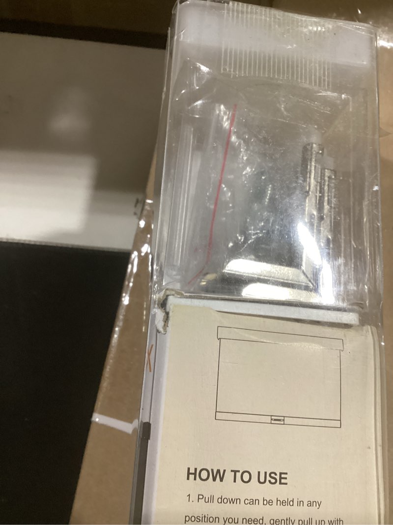 Condition photo showing Good Condition for persilux blackout window shades for home, cordless roller shades with valance, thermal insulated fabric window blinds, uv protection blinds for indoor windows, office and bedroom (white,26"w x 72"h) 26"w x 72"h white