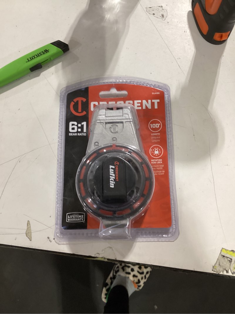 Condition photo showing Good Condition for Crescent Lufkin 100' Professional Aluminum Chalk Reel - CLA100