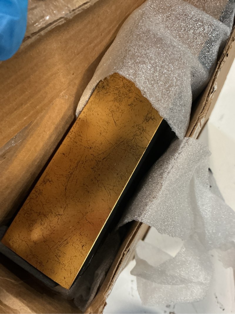 Condition photo showing As Is for Similar Pixy Canvas Floater Frame 12x16 for 3/4 (0.75) inch Deep Canvas Paintings/Canvas Prints/Wood Canvas Panels/Wall Art/Wall Decor/Home Decor/Artwork (Brass Gold, 12 x 16 inch, Portrait) Brass Gold 12 x 16 inch