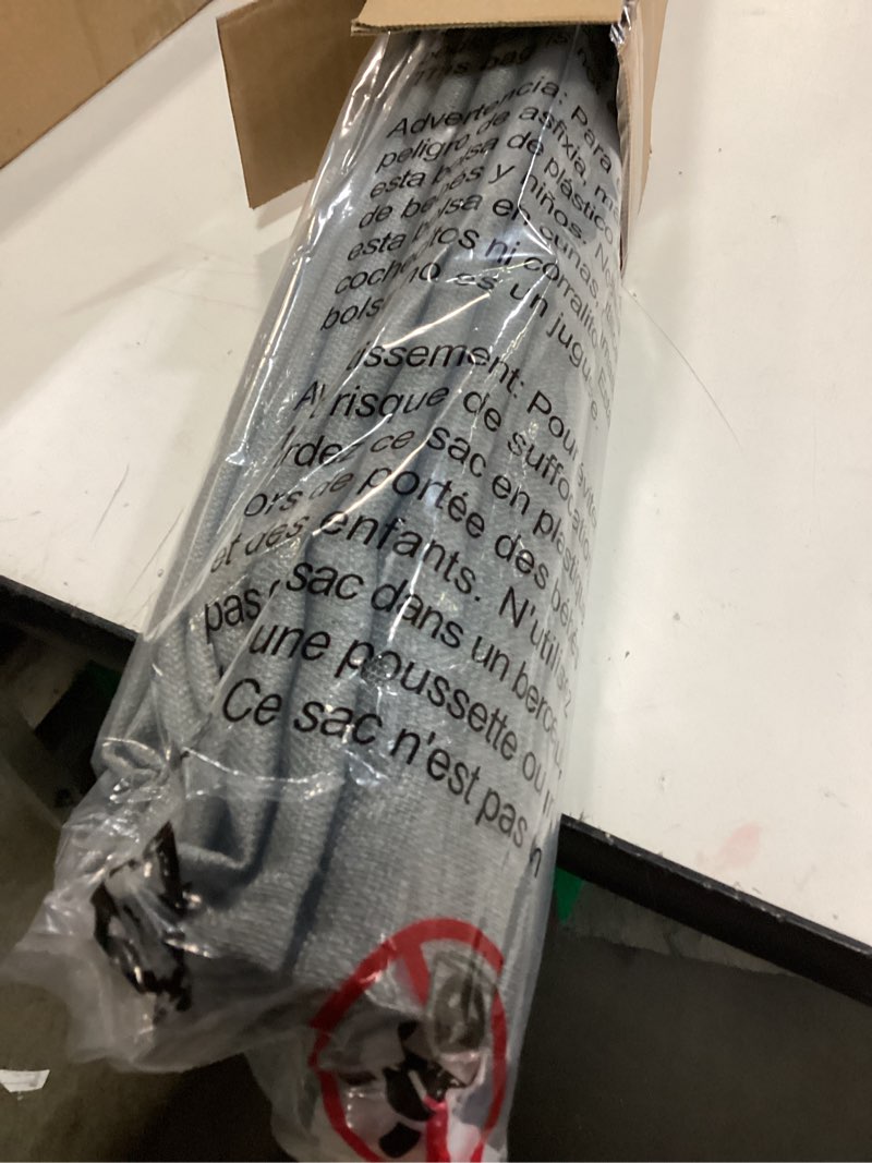 Condition photo showing Good Condition for LazBlinds No Drill Roman Shades for Windows, Cordless Light Filtering Window Shades with UV Protection, Polyester Fabric for Bedroom & Living Room, 29" W x 64" H, Grey Light Filtering - Grey 29"W x 64"H