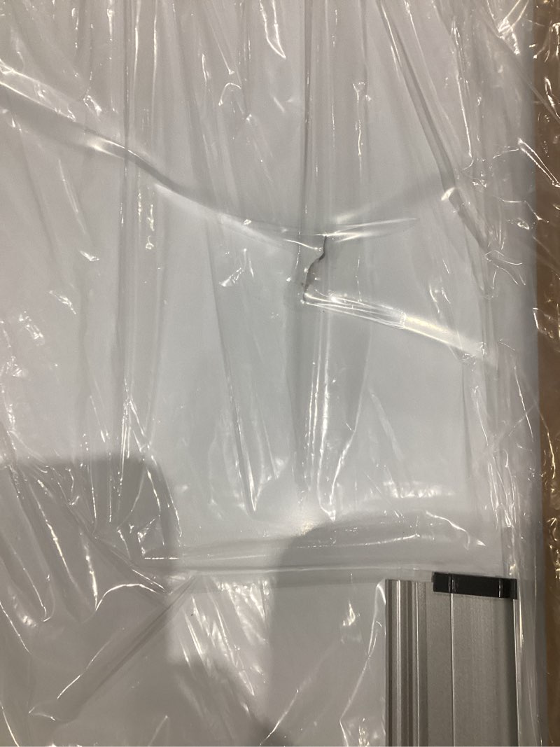 Condition photo showing As Is for xiwode 32x44 inch large magnetic dry erase board, wall-mounted whiteboard silver aluminum frame, smooth durable no ghosting for home school office conference silver 32x44 inches