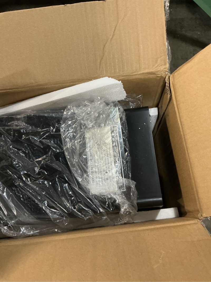 Condition photo showing Good Condition for commercial hot water dispenser commercial water boiler electric countertop hot water machine black 25l(6.6gal)/hour step-heating 86-212°f adjustable for boba tea coffee office restaurant 1600w
