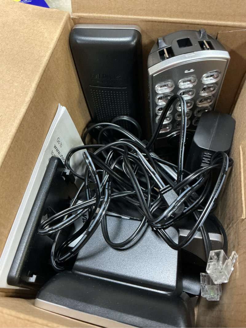Condition photo showing Good Condition for vtech cs6919-2 dect 6.0 cordless phone with caller id and handset speakerphone, 2 handsets, silver/black