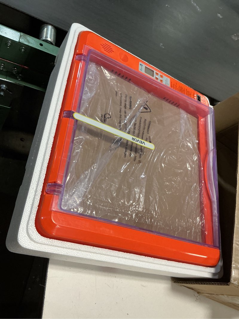 Condition photo showing New/Like New for VEVOR 36 Egg Incubator, Automatic Egg Turner with LED Candler & Water Tray, Temperature & Humidity Control, 360° View Clear Window, Poultry Eggs Incubators for Hatching Chicks Ducks Goose Quails 36 Eggs