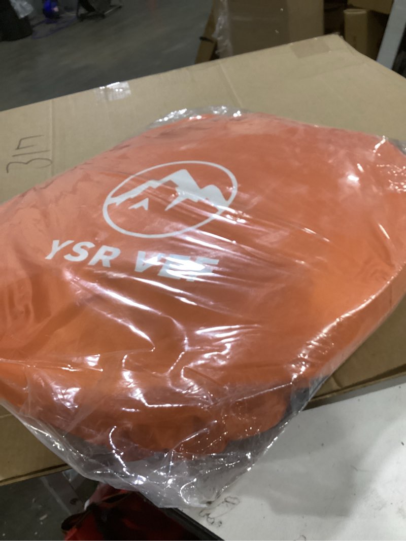 Condition photo showing Good Condition for portable toilet kit, camping toilet with pop-up privacy tent and poo gel toilet bags, washable portable outdoor showers changing rooms black toilet and orange tent with light