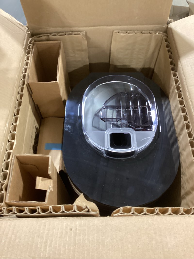 Condition photo showing As Is for De'Longhi True Brew Drip Coffee Maker, Built in Grinder, Single Serve, 8 oz to 24 oz, Hot or Iced Coffee, Stainless, CAM51025MB