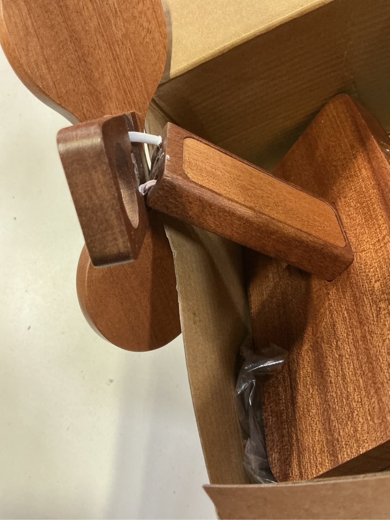 Condition photo showing As Is for dual phone charging station for apple devices wood magnetic phone charger stand for iphone 17 16 15 14 13 12 mini wireless charger apple charging station for iwatch series airpod 4 3 2 pro