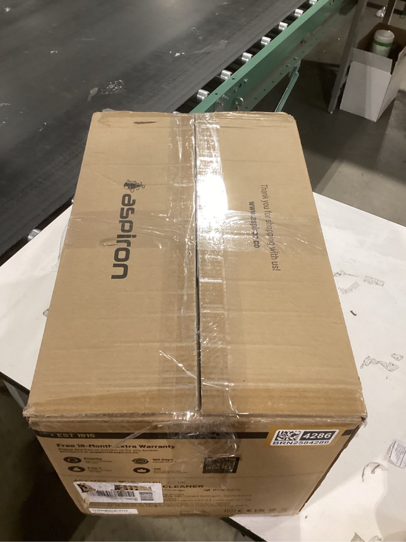 Condition photo showing New/Like New for Aspiron Canister Vacuum Cleaner, 40Kpa Bagless Vacuum Cleaners, 4QT Large Dust Cup, Double HEPA Filter, Retractable Cord, 1600W Lightweight Vacuum Cleaner with 5 Tools for Hard Floors, Cobalt