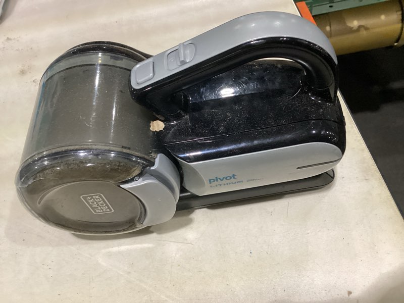 Condition photo showing Good Condition for black+decker dust buster pivot vac handheld vacuum cordless, car vacuum portable rechargeable, extendible crevice tool and 200 degree pivoting nozzle, strong suction, lightweight (bdh2000pl)