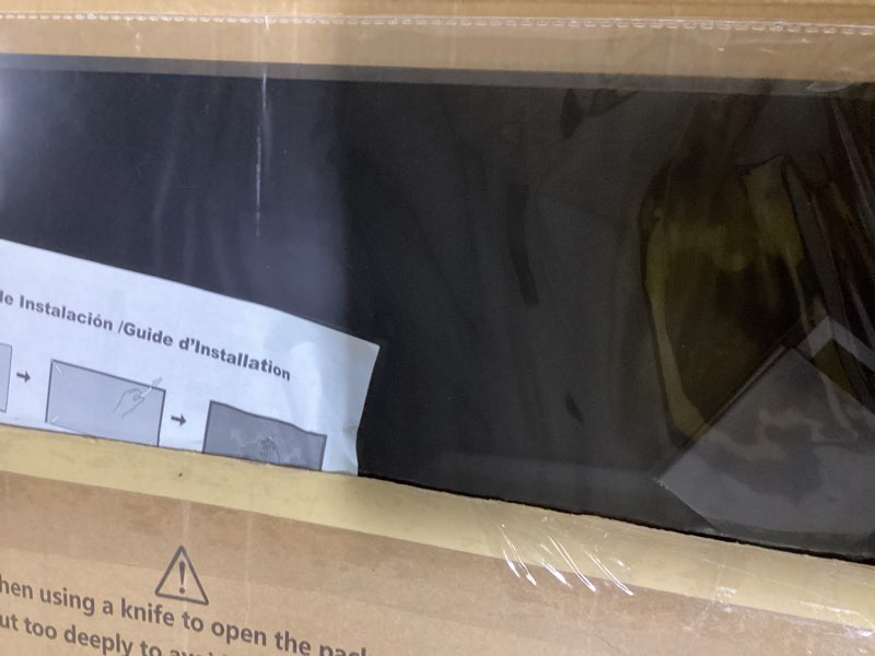 Condition photo showing Good Condition for 2pack magnetic 24 inch privacy screen for computer monitor 16:9 aspect ratio, hanging removable anti-blue/glare protector film, anti spy desktop security private filter 24in magnetic 24 inch16:9 2pack