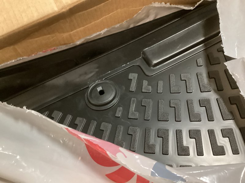 Condition photo showing Good Condition for hyundai accent 2018-2023 floor mats 3d custom fit compatible with hyundai rubber car mats laser measured floor liners all weather heavy duty waterproof odorless non-slip tpe (front & rear) accent 2018 - 2023