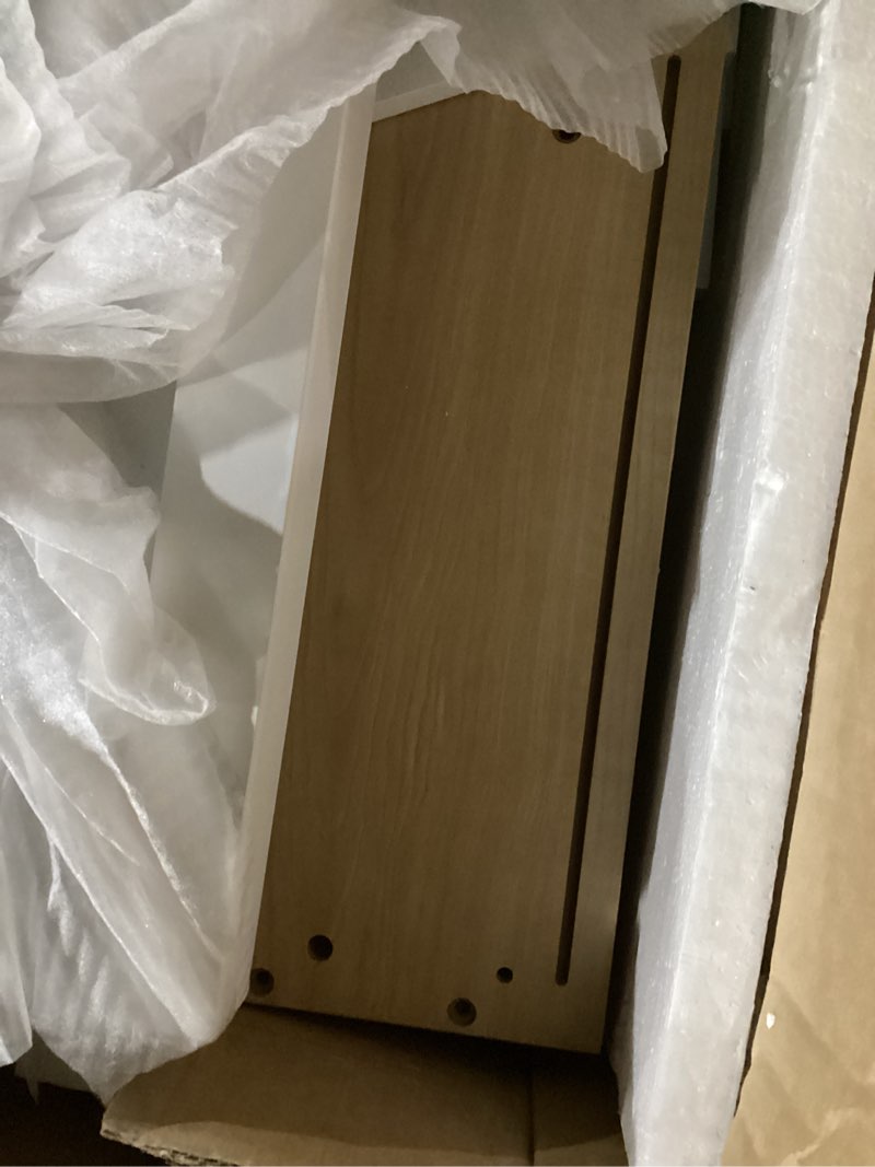 Condition photo showing Good Condition for treocho kids study desk and chair set, kids desk with hutch and tiltable desktop for 3-8 years old, wooden children study table with storage cabinet, student writing desks, home school, natural