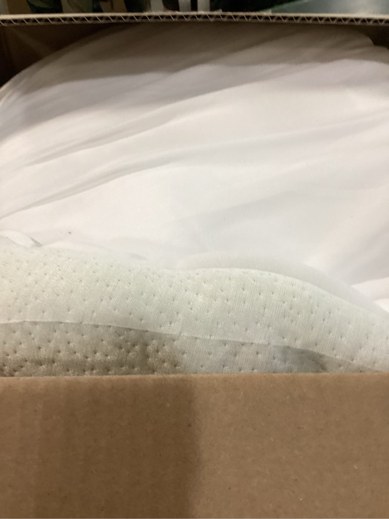 Condition photo showing Good Condition for Ultra Soft Queen Size Mattress Topper - Viscose Made from Bamboo Pillow Top Mattress Pad for Back Pain Relief - Naturally Cooling for Hot Sleepers, Green Green Queen