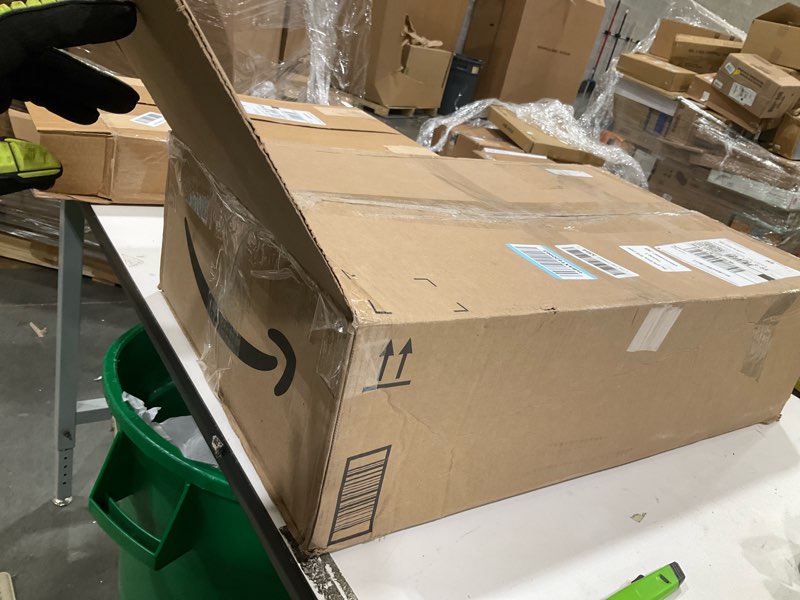 Condition photo showing As Is for Vibration Plate Exercise Machine Weight Loss, Full Body Shaker Workout Vibration Plates Lymphatic Drainage, Stand Shake Vibrating Plate for Women Men 450 Lbs Capacity Fitness Platform(Coconut White)