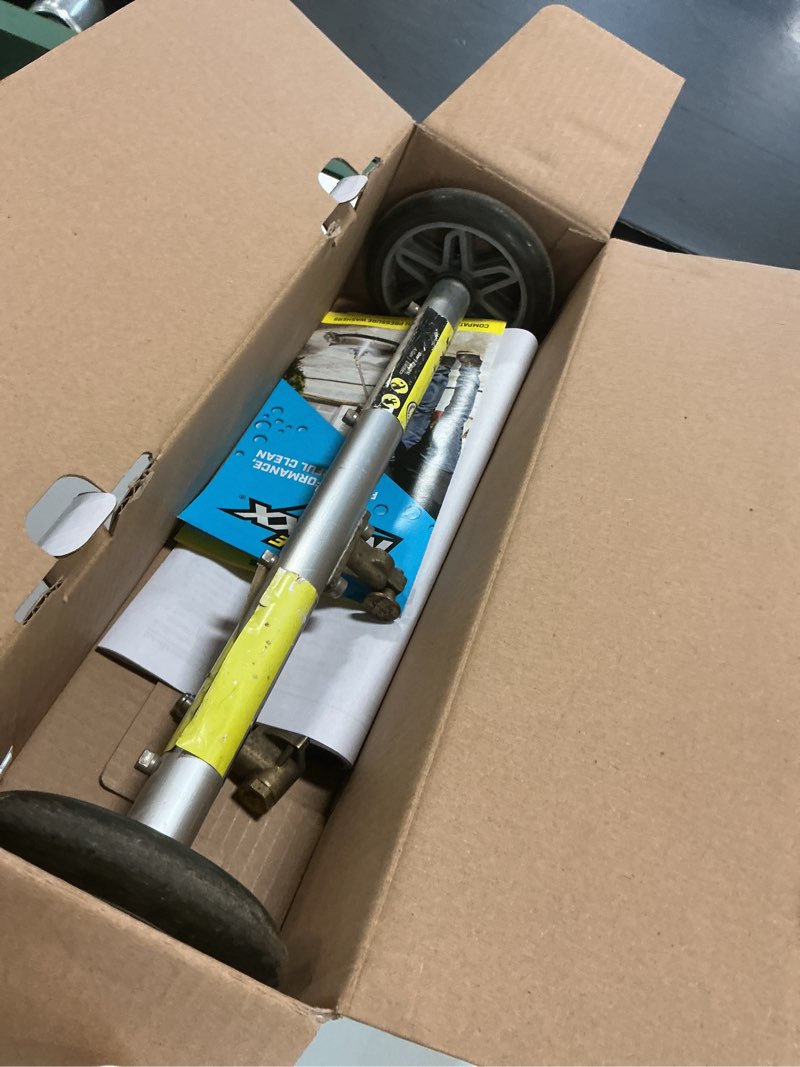 Condition photo showing As Is for 1034516 14 in. 3300 PSI Water Broom & Undercarriage Cleaner, Silver