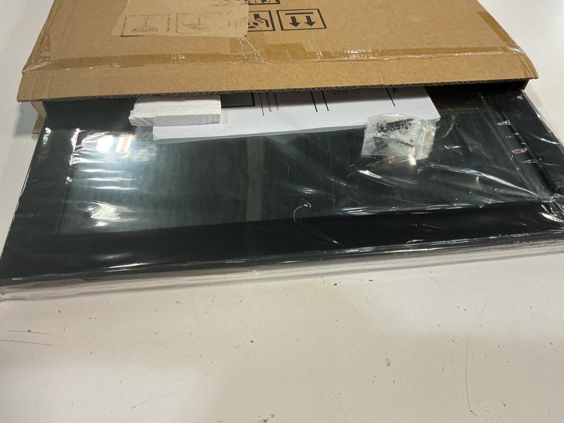 Condition photo showing New/Like New for phore rectangular wall mirror black bathroom mirror 16" x 20" wall mirror for entryway, bedroom, living room black 20"l x 16"w