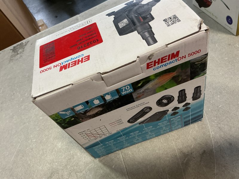Condition photo showing New/Like New for Eheim 207206 Compact On 5000 Water Pump - 1320 GPH